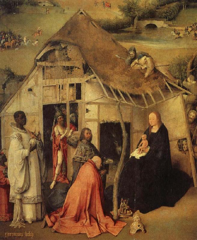 The adoration of the three Kings, BOSCH, Hieronymus